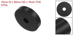 8pcs Rubber Spacer 10mm x 50mm x 10mm Anti Vibration Rubber
