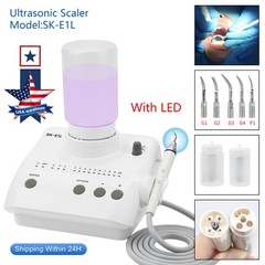 SKYSEA Dental Ultrasonic Piezo Scaler w/LED Handpiece 2 Bottles for EMS Cavitron