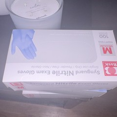 Basic Synguard Nitrile Exam Gloves, Powder-Free, Medium, NGPF7002