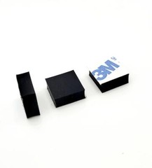 1/2″ Square Stick on Rubber Bumpers Feet 3/16″ Thick Non Slip Pads 3M 12-100P