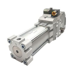SMC CKZT40TN-45T Power Clamp Cylinder, ø40mm Bore, 45° Angle, 0.8MPa, 1/8in NPT