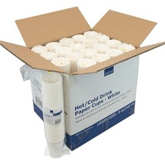 Abena Disposable Paper Coffee Cups, Hot/Cold Beverages, 8, 12, 16 Oz – 1000ct