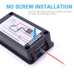 DC Battery Monitor Meter 100A/200A/300A 0-200V LCD Display Amp for Car RV Solar