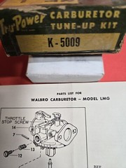 *READ* Tru-Power Carburetor Tune Up Kit For Walbro LMG Model (NO Needle & Seat)