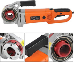 Portable Electric Pipe Threader Pipe Threading Machine with 6 Dies, 2300W Pipe
