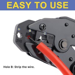 Haisstronica Crimping Tool for Spark Plug Ignition Wire,8.5mm 8-8.5mm², Blue