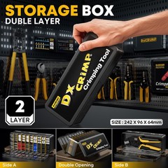Crimping Tool Connector Kit, 20 Types of JST-XH/SYP 2.5mm and 2.54mm Connecto…