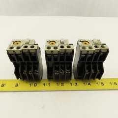Fuji TR-0N/3 Overload Relay Mixed Trip Range 2.2-3.4A, 0.95-1.45A, 5-8A Lot Of 3