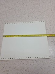 9.5×11 Computer Paper 100 Continuous Sheets for Dot Matrix Printer