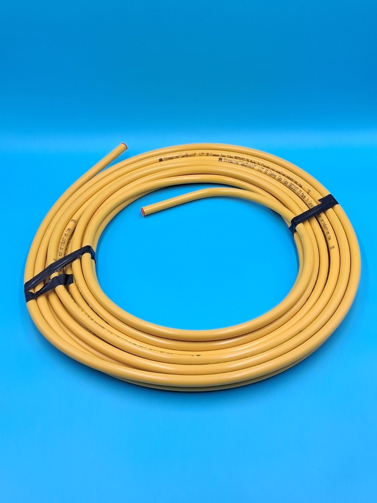 50 Foot Mueller 1/2″ OD Streamline GasShield Coil Coated Copper Tubing Gas Tube