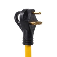 OPEN BOX – RV 30Amp Male To 50Amp Female Power Cord Plug Adapter 30M/50F Cable