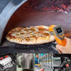 LCD Infrared Thermometer Temperature Gun Laser IR Cooking Oven Pizza -50°C-550°C