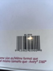 Maco ML3000Laser/Ink Jet Address Labels 1 X2 5/8 20 100 Sheets