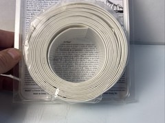 White Tub and Wall Peel and Stick Caulk Strip 1-5/8in x 11ft Seals Out Moisture