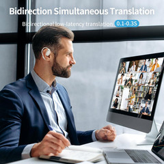 Language Translator Earbuds with Real Time Two Way Translation in 150 Languages
