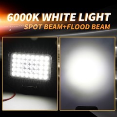 6″ LED Work Light Spot Flood Combo Fog Beam For John Deere Kubota Kubota Tractor
