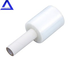 12 Rolls 5 in × 1000FT 80 Gauge Stretch Shrink Film Hand Wrap with Handle Clear