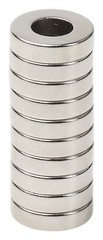 Lot 25 50 100 1/2 x 1/8 hole 1/4″ Neodymium Rare Earth Ring/Donut Magnets N48