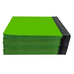 UOFFICE 100 Green Poly Mailers 10″x13″ Durable Shipping Envelopes Bulk Pack