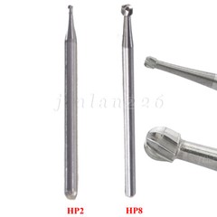 Dental Tungsten Carbide Bur 44.5mm Long Shank HP for Straight Handpiece HP2 HP8