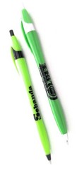30ct Mixed Lot Misprint Click Pens JAVALINA Hub Pen GREEN Lime Forrest Neon Dark