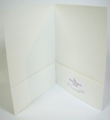 Printed Presentation Folders, 100 Full Color Custom 2-Pocket, Your Logo & Design
