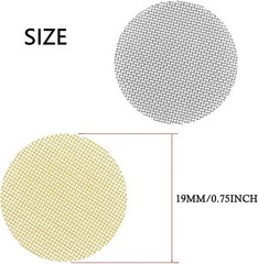 100pcs Pipe Screens, 3/4 Inch Filters, 50pcs 100 Count (Pack of 1)