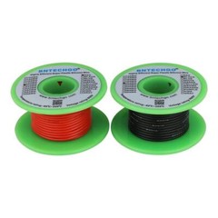 BNTECHGO 20 Gauge Silicone wire spool red 50ft and black 50ft Flexible 20 AWG…