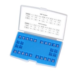 AZDENT Dental Orthodontic Clear Ceramic Brackets Braces Roth /MBT 022 Hook 345