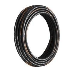 Uimoso 1/2″ Hydraulic Hose, 100 ft, R2 Steel Wire, 4000 PSI Working Pressure