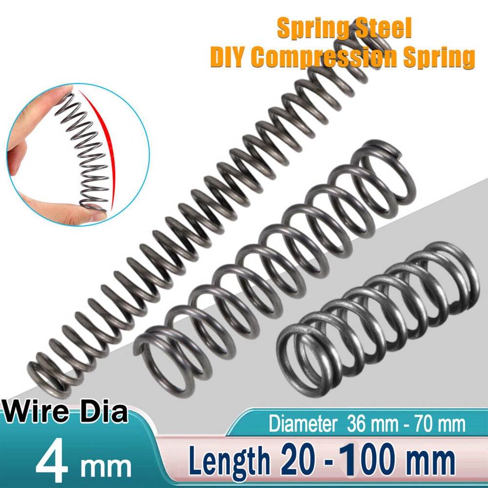 Compression Spring Steel 4mm Wire Dia Small Pressure Springs Coil Spring