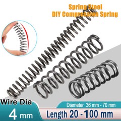 Compression Spring Steel 4mm Wire Dia Small Pressure Springs Coil Spring