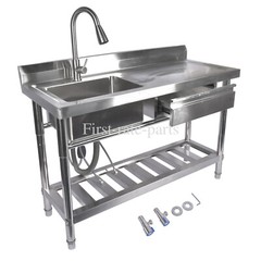 Utility Sink Free Standing for Laundry Room Farmhouse Indoor and Outdoor Sink