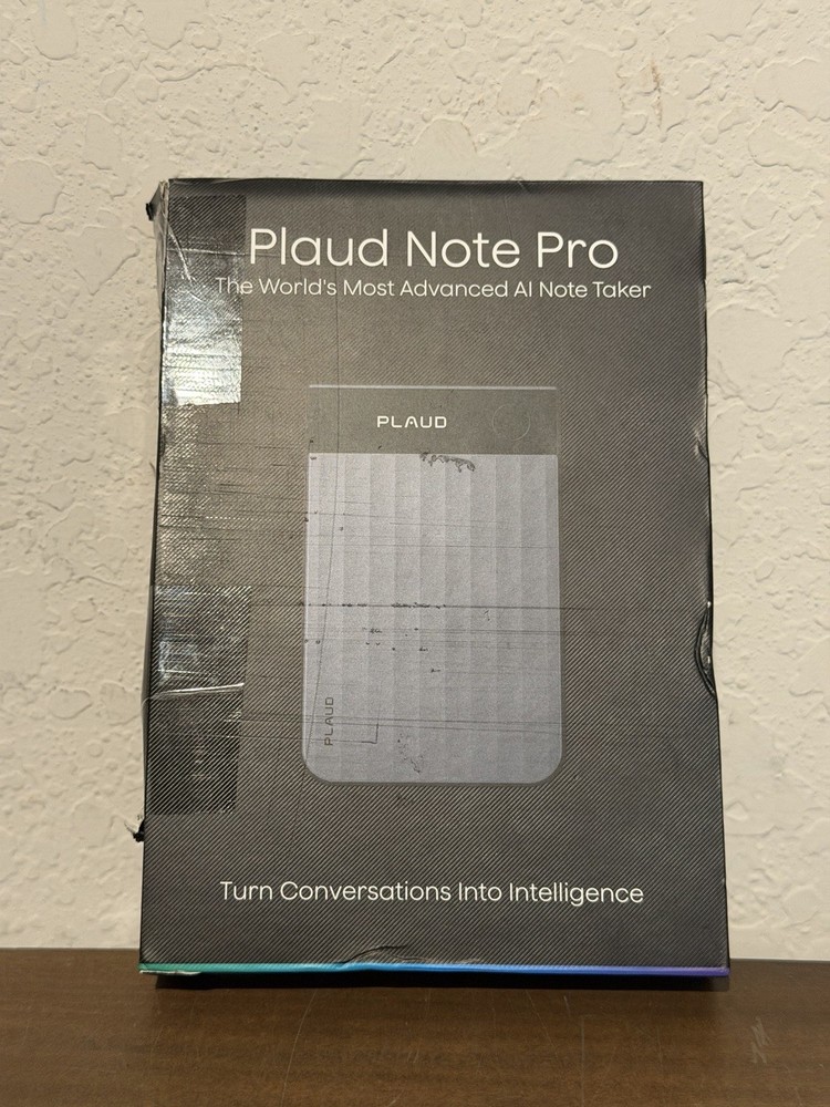 Plaud Note Pro Empowered AI Voice Recorder with Magnetic Case in Black | PN0300