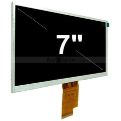 7 inch 1024×600 TFT LCD Display Optional Resistive/Capacitive Touch AT070TNA2