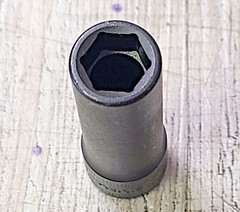 New Snap-On Tools™ SIMFM10A 3/8” 10mm deep 6 point impact flank drive socket USA