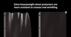 200 Count Diamond Clear Extra Heavyweight Sheet Protectors, 4 mils Strong,8.5…