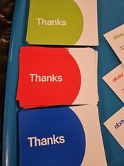 eBay Thank You Cards – Red, Yellow, Green DISCONTINUED 2023 Qty; 100