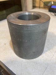 Reducing Coupling: Forged Steel, 3 in x 2 in Female NPT x Female NPT (N3)