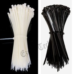100-200Pcs Cable Ties 4″ / 14″ Heavy Duty Nylon Wrap Wire Zip Ties UV Resistant