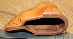Gary C’s Leather Avenger OWB Left Hand HOLSTER fits the Glock 43 9mm
