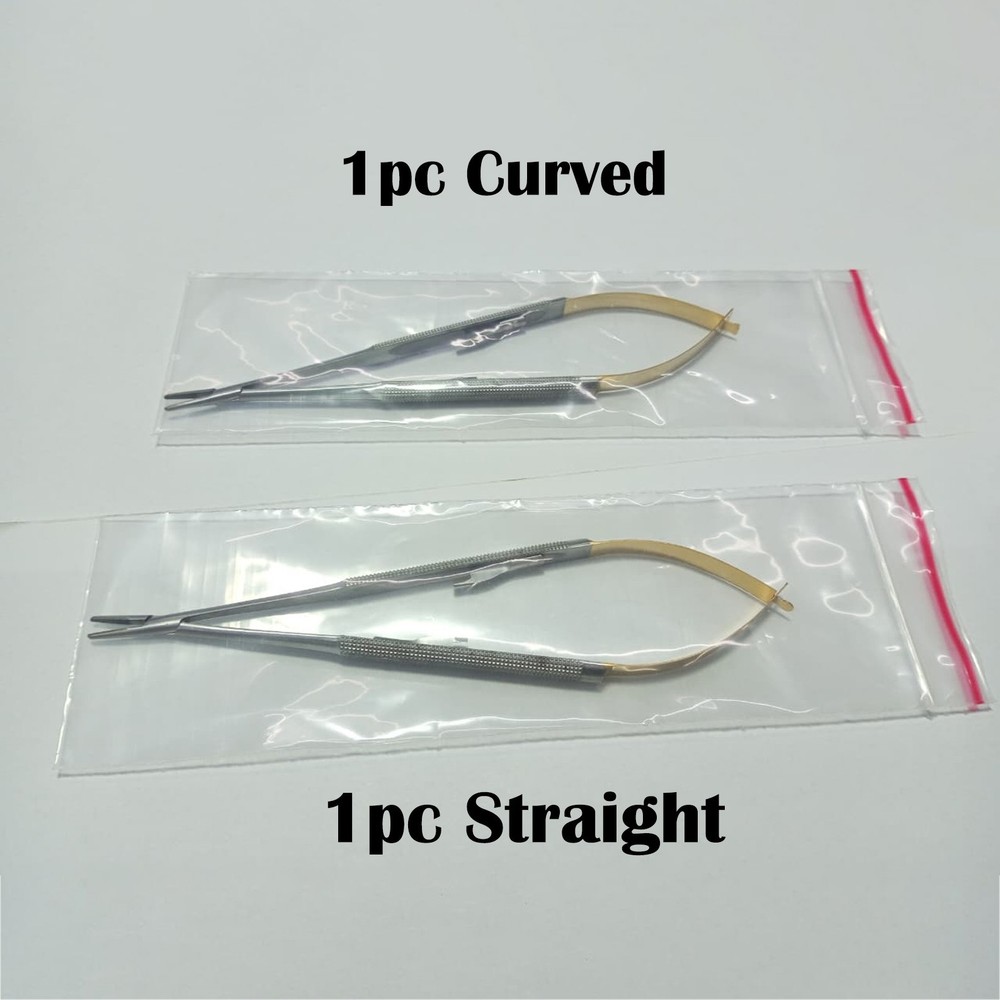 HU FRIEDY Castroviejo Needle Holder 7″ 18cm Lot of 2 PCS NH5024SiM NH5024RC
