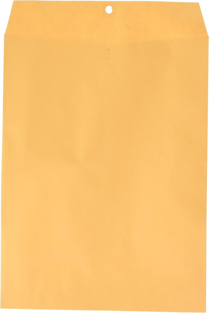 Clasp Envelopes 9X12 4 Pk Heavy Kraft Brown Sturdy Way To Send Important Docs