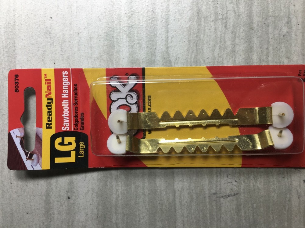 2PK Large Sawtooth Hangers 4 PCS TOTAL