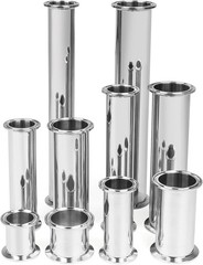 Tri Clamp Tube 1.5 Inch Tube OD Sanitary Spool Tube Length 2 Inch Clamp End O…