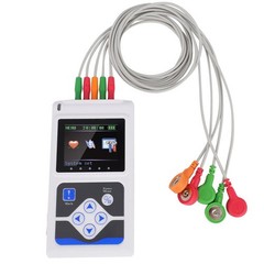 3 Channel Dynamic EKG Holter 24 Hours with PC Software ECG Holter