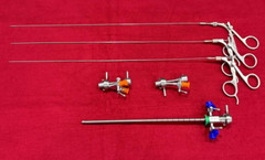 Hysteroscopy Cystoscopy Surgery Set 19FR with Semi Rigid Graspers 5FR Reusable