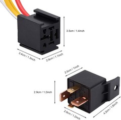 Car Relay 12V 80A SPST 4-pin Heavy Duty Relay Car DC Normal Open Relay 2 PCS