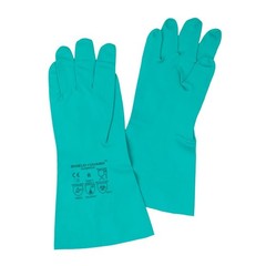 144 Pairs Green Latex Free Chemical Resistant Diamond Textured Nitrile Gloves/L
