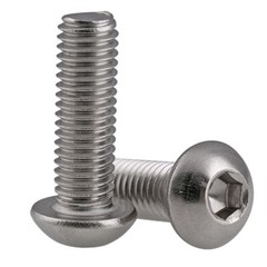M2 2mm M2 -0.4 Metric 304 Stainless Steel Hex Socket BUTTON HEAD Screws Bolt A2